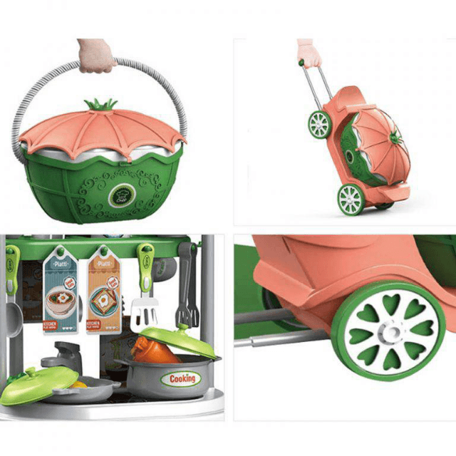 4 in 1 Surprise Kitchen Trolley For Kids